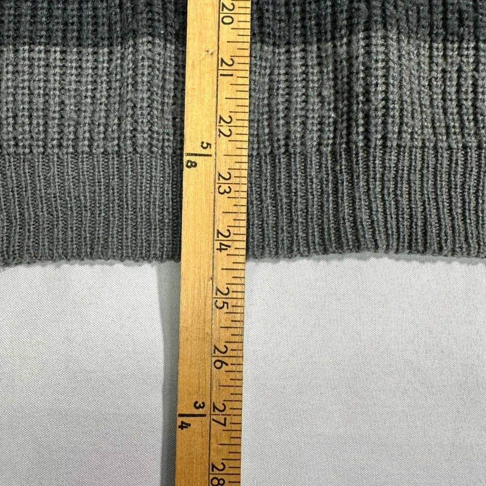 Vintage Richards Road Striped Knit‎ Sweater Mens L Gray Acrylic Made Korea